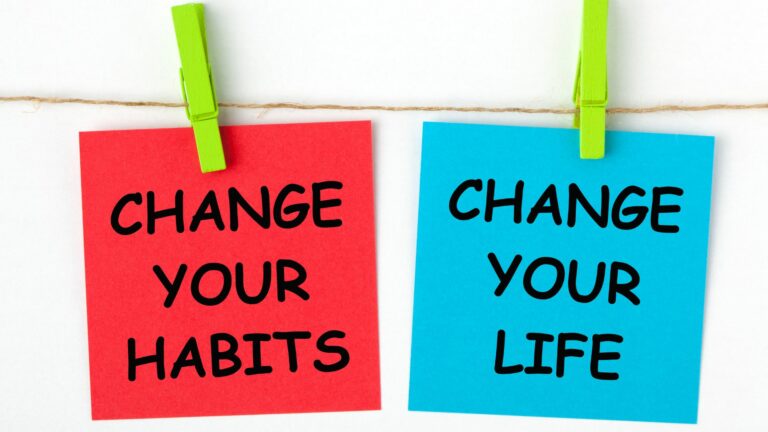 Change your habits