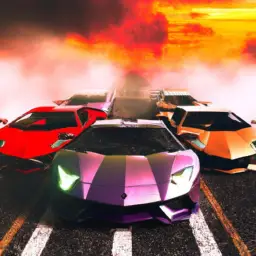 5 Lamborghini's